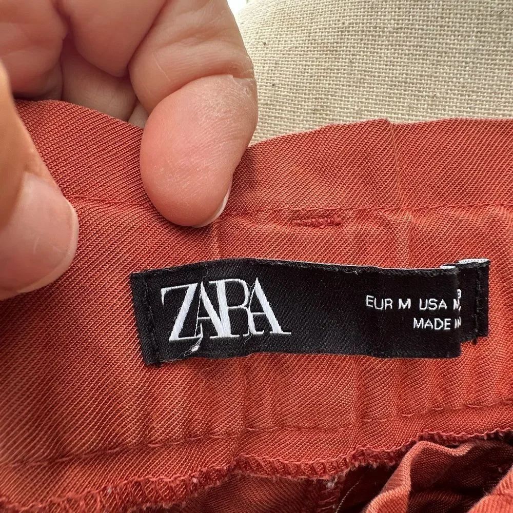 Zara  Rust Pants - Picture 2 of 3